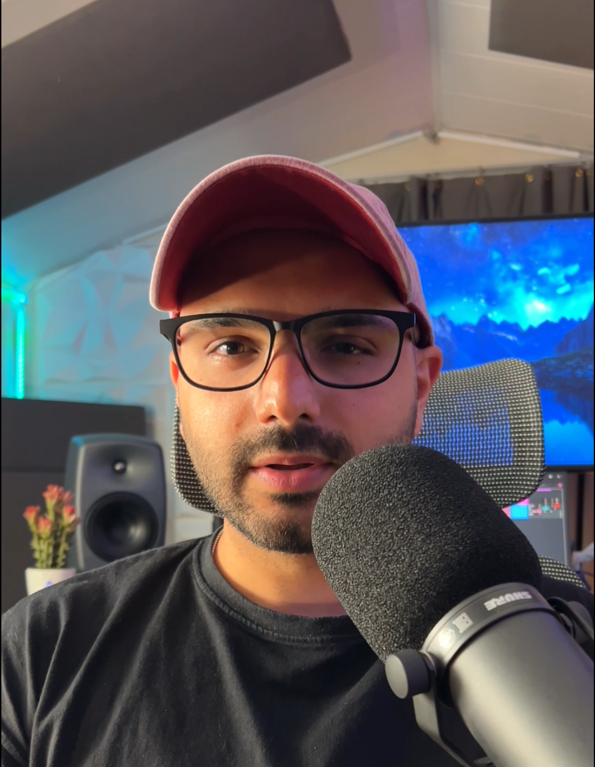Audiohax engineer in the studio